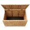 Casafield 30" Storage Chest with Lid, Handles, and Safety Hinge - Water Hyacinth Wicker Storage Trunk for Entry Way, Living Room, Bedroom